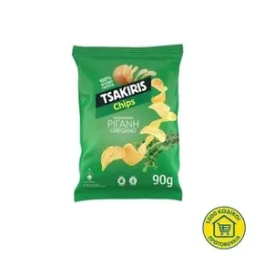 TSAKIRIS Chips αλάτι, ρίγανη 90γρ.