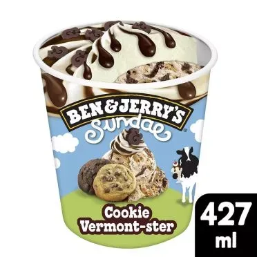 BEN & JERRY'S Sundae Cookie Vermont-ster Κύπελο 427ml