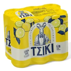 TSIKI Σόδα Λεμόνι Κουτί 6x330ml