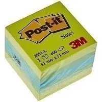 Post Ιt Αυτοκόλλητες Σημειώσεις Κύβος Mίνι 51x51mm 400 τεμ