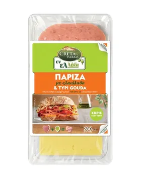 εν Ελλάδι combi πάριζα & τυρί gouda 280γρ.