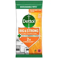 Dettol Big & Storng Πανάκια Κουζίνας 25τεμ