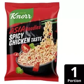 KNORR NOODLES SPICY ΚΟΤΟΠΟΥΛΟ 11x73ΓΡ