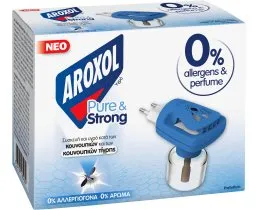 υγρό απωθητικό κουνουπιών σετ pure & strong