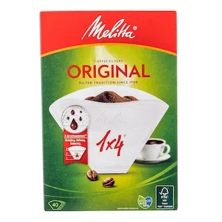 MELITTA Φίλτρα Καφέ Original 1x4 40 Τεμάχια