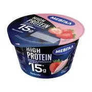 ΜΕΒΓΑΛ High Protein Επιδόρπιο Στραγγιστού Γιαουρτιού Φράουλα Χωρίς προσθήκη ζάχαρης 170g