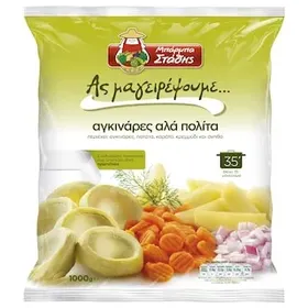 ΜΠΑΡΜΠΑ ΣΤΑΘΗΣ Αγκινάρες Αλά Πολίτα 1kg