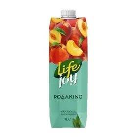 Φρουτοποτό ροδάκινο ή βύσσινο LIFE JOY 1lt