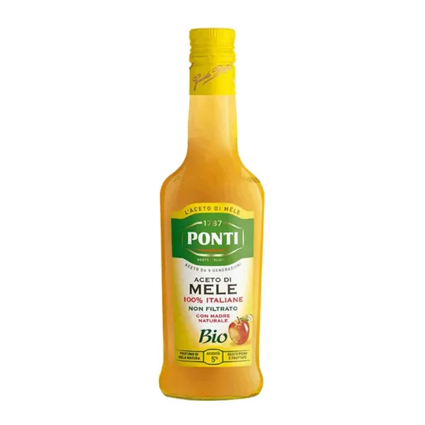 Βιολογικό μηλόξυδο αφιλτράριστο PONTI 500ml