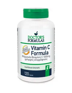 DOCTORS FORMULAS Συμπλήρωμα διατροφής βιταμίνη C 1000mg 120 δισκία