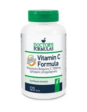 DOCTORS FORMULAS Συμπλήρωμα διατροφής βιταμίνη C 1000mg 120 δισκία