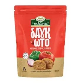 MANNA Παξιμάδι Δαγκωτό Τομάτα Πιπεριά Κρεμμύδι 110g
