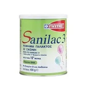 SANILAC Γάλα Νηπιακό Σκόνη Νο3 1+ Ετών 400gr