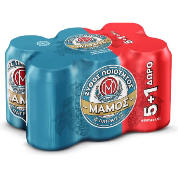 ΜΑΜΟΣ 330ml 5+1 δώρο ΜΕ ΕΚΠΤΩΣΗ 0,65€
