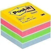 Post-it Αυτοκόλλητα Σημειώσεων Mini Κύβος Ν205 400 φύλλα