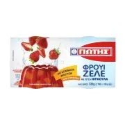 ΓΙΩΤΗΣ Φρουί Ζελέ με γεύση Φράουλα & κομμάτια Φρούτων 2x165g