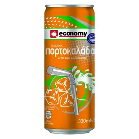 αναψυκτικό πορτοκαλάδα ή λεμονάδα can