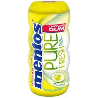 Mentos Pure Fresh Pocket Bottle Lemonade Τσίχλες 28gr