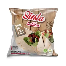 Siesta Πίτες Tortilla 25cm. 6τεμ. 390γρ.