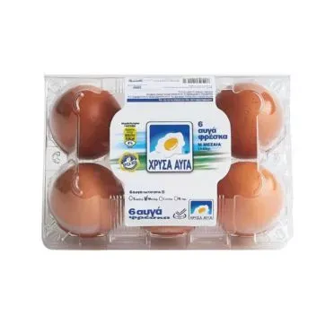 ΧΡΥΣΑ ΑΥΓΑ ΦΡΕΣΚΑ 6x63g