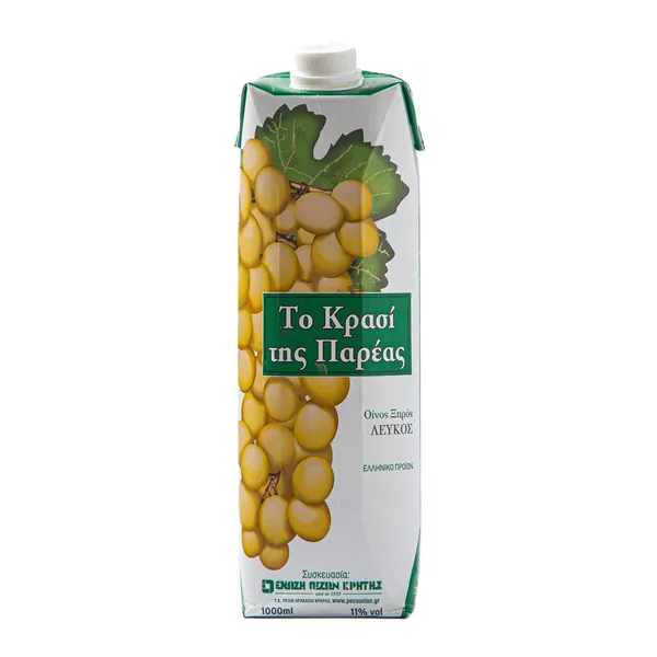 Το ΚΡΑΣΙ ΤΗΣ ΠΑΡΕΑΣ λευκό ξηρό 1lt