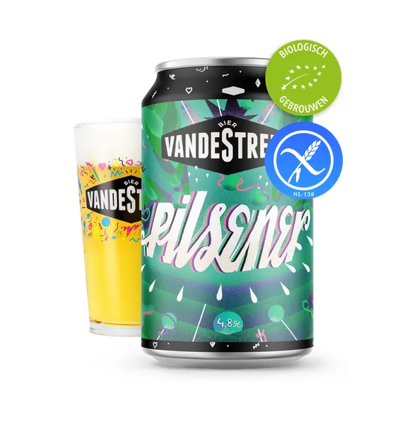 VANDESTREEK Βιολογική Μπύρα Pilsener Χωρίς Γλουτένη 330 ml