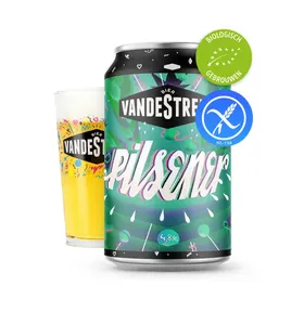 VANDESTREEK Βιολογική Μπύρα Pilsener Χωρίς Γλουτένη 330 ml