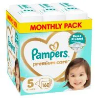 Πάνες Pampers Premium Care Μέγεθος 5 11-16 kg 160τεμ