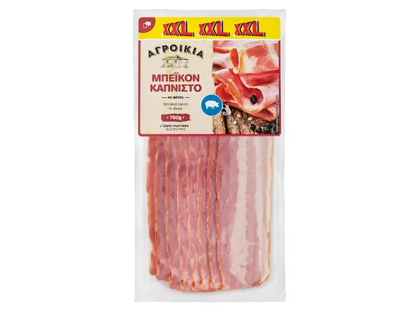 Μπέικον καπνιστό σε φέτες XXL 700g