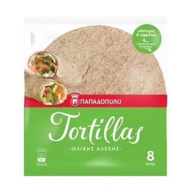 Tortillas Ολικής Άλεσης 20cm 320gx12