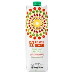 ΑΒ THINK NUTRI Χυμός Φυσικός 8 Φρούτων 1lt