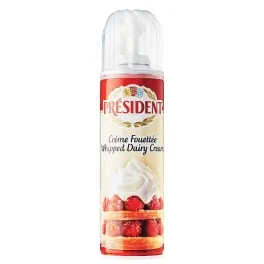 President Κρέμα Σαντιγί Spray Light 20% Λιπ. 250gr