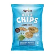 AGRINO Rice Chips Σνακ Aegean Herbs Vegan Χωρίς γλουτένη 60g