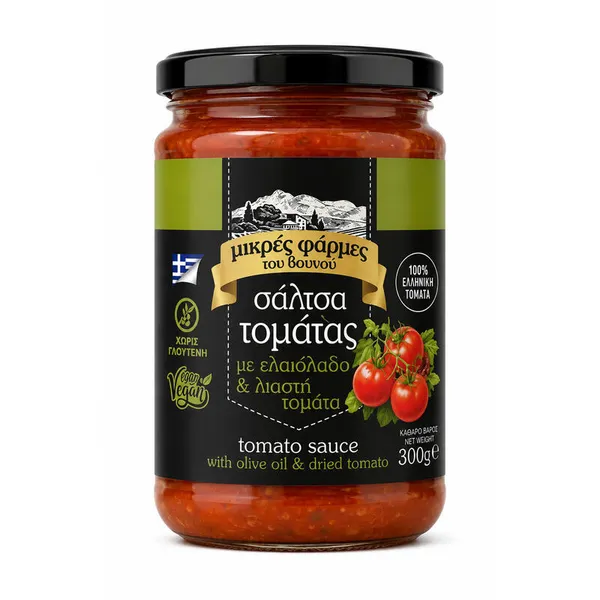 σάλτσα τομάτας ελιά & λιαστή τομάτα 300γρ.
