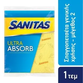 SANITAS SPONGE WIPE ULTRA ABS NO2 1 τεμ.