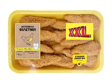 Φιλετίνια κοτόπουλου παναρισμένα XXL