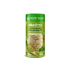 NUTRI VALLEY Γκοφρέτες Ρυζιού με Ρίγανη 135γρ.