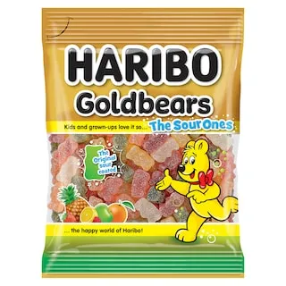 HARIBO Καραμέλες Ζελίνια Χρυσά Αρκουδάκια Sour 100g