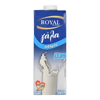 ROYAL Γάλα Μακράς Διάρκειας Πλήρες 1lt