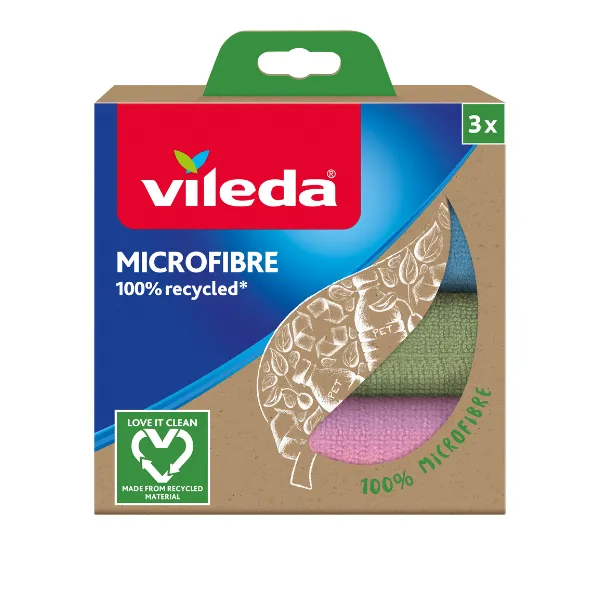 Πετσέτες μικροϊνών VILEDA recycled