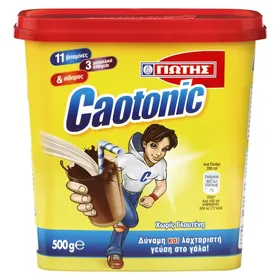 Ρόφημα κακάο σε σκόνη CAOTONIC 400 ή 500gr