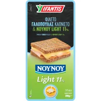 Φιλέτο Γαλοπούλας Καπνιστό & Τυρί Nounou Gouda Light Υφαντής 280g