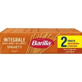 BARILLA ΜΑΚΑΡΟΝΙΑ SPAGHETTI No5 ΟΛΙΚΗΣ ΑΛΕΣΗΣ INTEGRALE ΟΙΚΟΓΕΝΕΙΑΚΗ ΣΥΣΚΕΥΑΣΙΑ 2Χ500GR