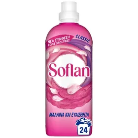 SOFLAN υγρό απορρυπαντικό ρουχων 960ml/24μεζ.