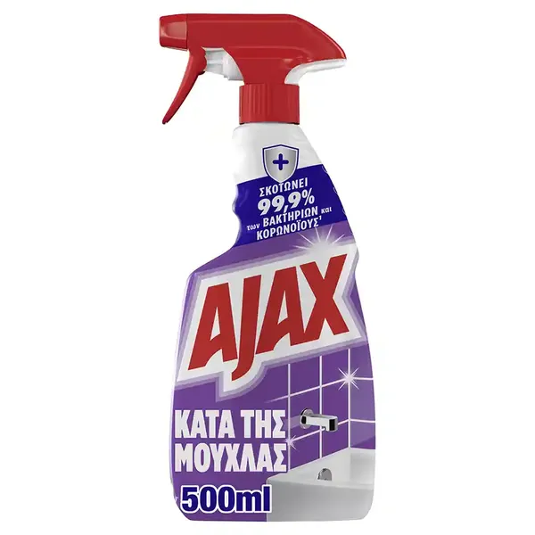 Ajax Απολυμαντικό Καθαριστικό Επιφανειών Κατά Της Μούχλας 500ml.