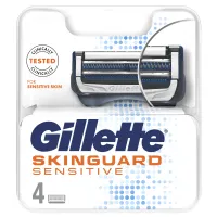 Ανταλλακτικά Ξυραφάκια Skinguard Sensitive Gillette 2x4τεμ τα 2τεμ -4€