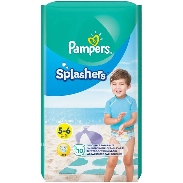 Πάνες Βρακάκι Μαγιό Μωρού Splashers No5-6 14kg+ 10 τεμ