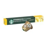 STARBUCKS Καφές Espresso Blonde Roast 10 κάψουλες συμβατές με μηχανή Nespresso 53g