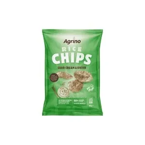 Rice chips sour cream & onion 60γρ.