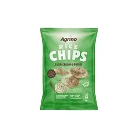 Agrino Rice Chips Sour Cream & Onion 60gr